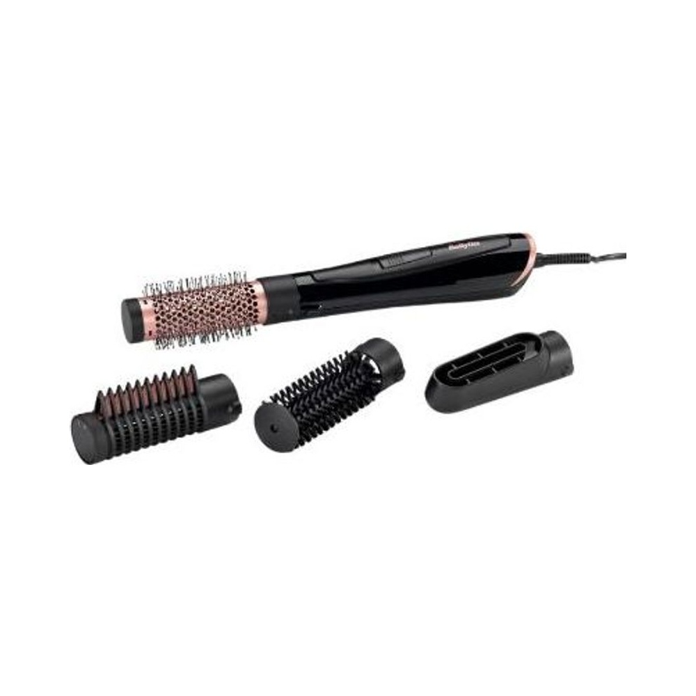 Brosse Soufflante Perfect Finich 1000 W Noir Ionic 4 Accessoires Babyliss