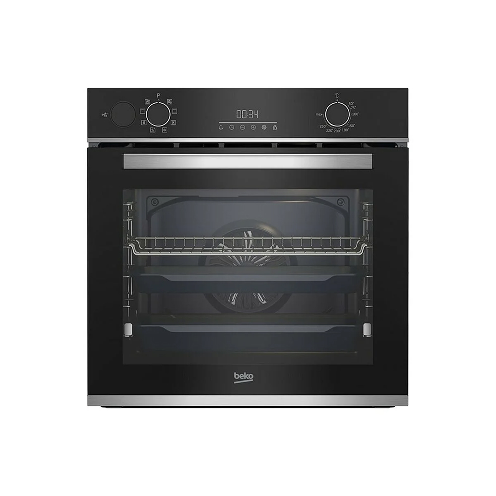 Four Encastrable Beko 60 cm Multifonction Verre & Inox