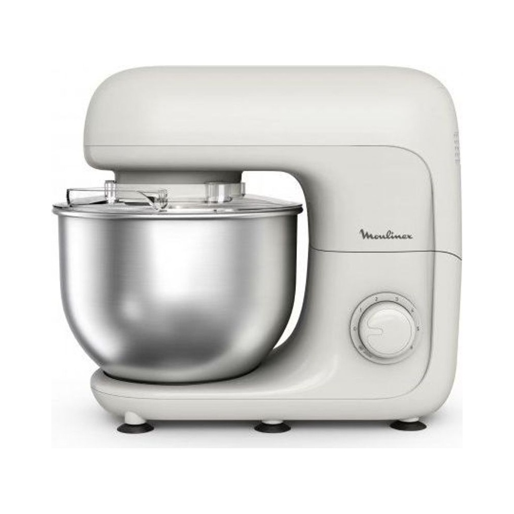 Robot Kitchen Machine 4.8 L 800 W 6 Vitesses + Pulse Ivoire Bake Essentiel Moulinex
