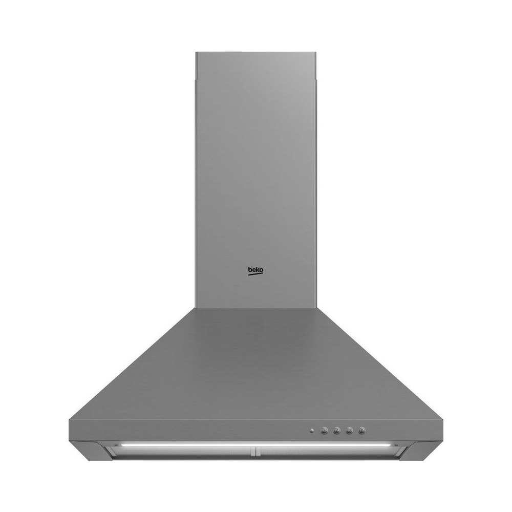 Hotte Pyramidale Beko 90 cm Filtre Carbone Inox