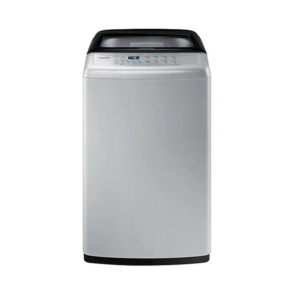 Lave-linge Samsung Top Load 9 kg Silver WA90H4400SS, Wobble Technology