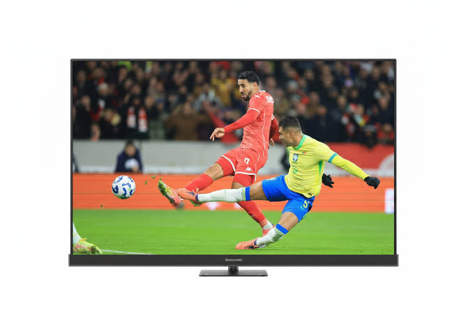 Téléviseur Maxwell MG60SB 65 pouces 4K QLED Google Smart TV Barre de Son Intégrée Noir