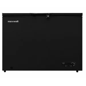Congélateur Horizontal Maxwell 400 Litres Noir Avec Ventilateur