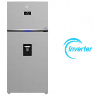 Réfrigérateur Beko 700L 2 Portes Inverter Afficheur Distributeur d'Eau Inox