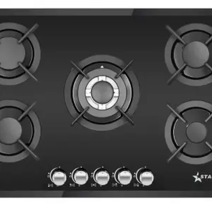 Plaque de Cuisson Encastrable Star One 5 Feux Verre Fonte
